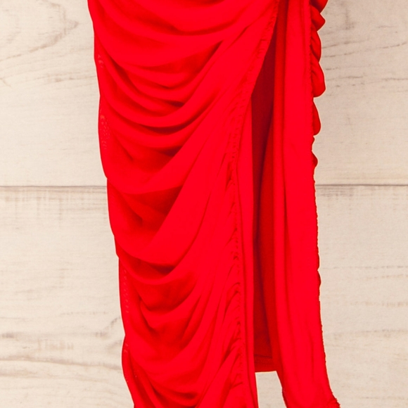 1861 Ruched Midi Dress - Picture 2 of 6